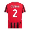 Conjunto (Camiseta+Pantalón Corto) AC Milan Calabria 2 Primera Equipación 2024-25 - Niño